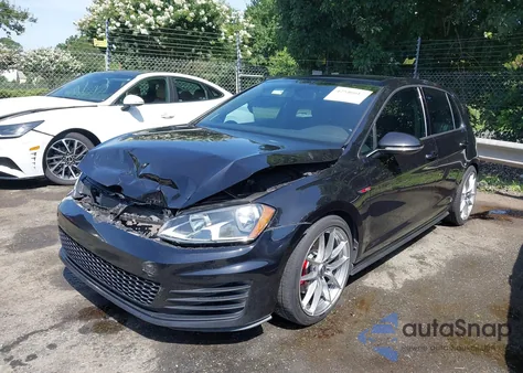 2015 Volkswagen Golf Gti 2.0T Autobahn 4-Door z USA, uszkodzony, nr VIN 3VW5T7AUXFM015082